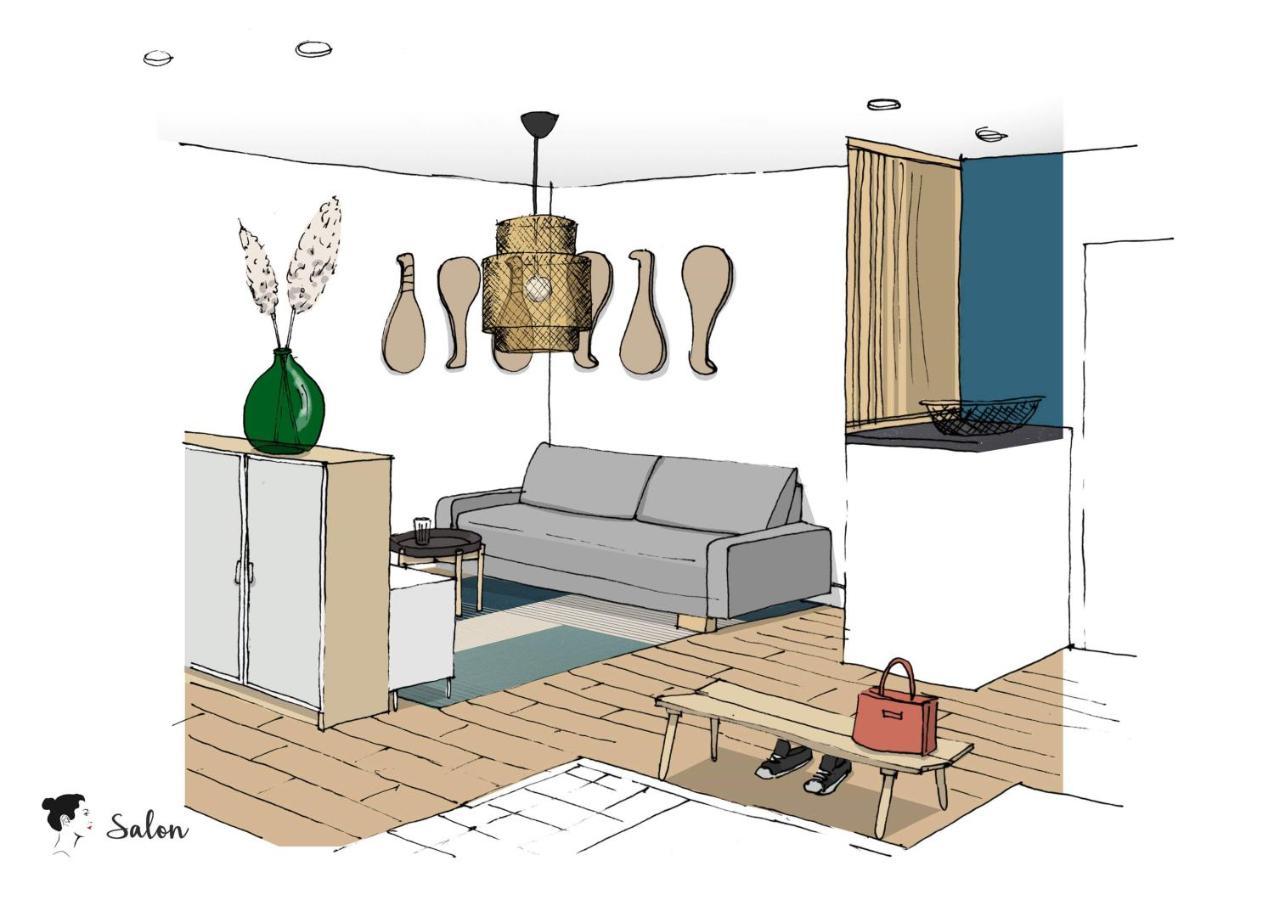 Ilunabarra - Appartement Calme, Vue Mer, Parking - WiFi&Netflix Ciboure Bagian luar foto
