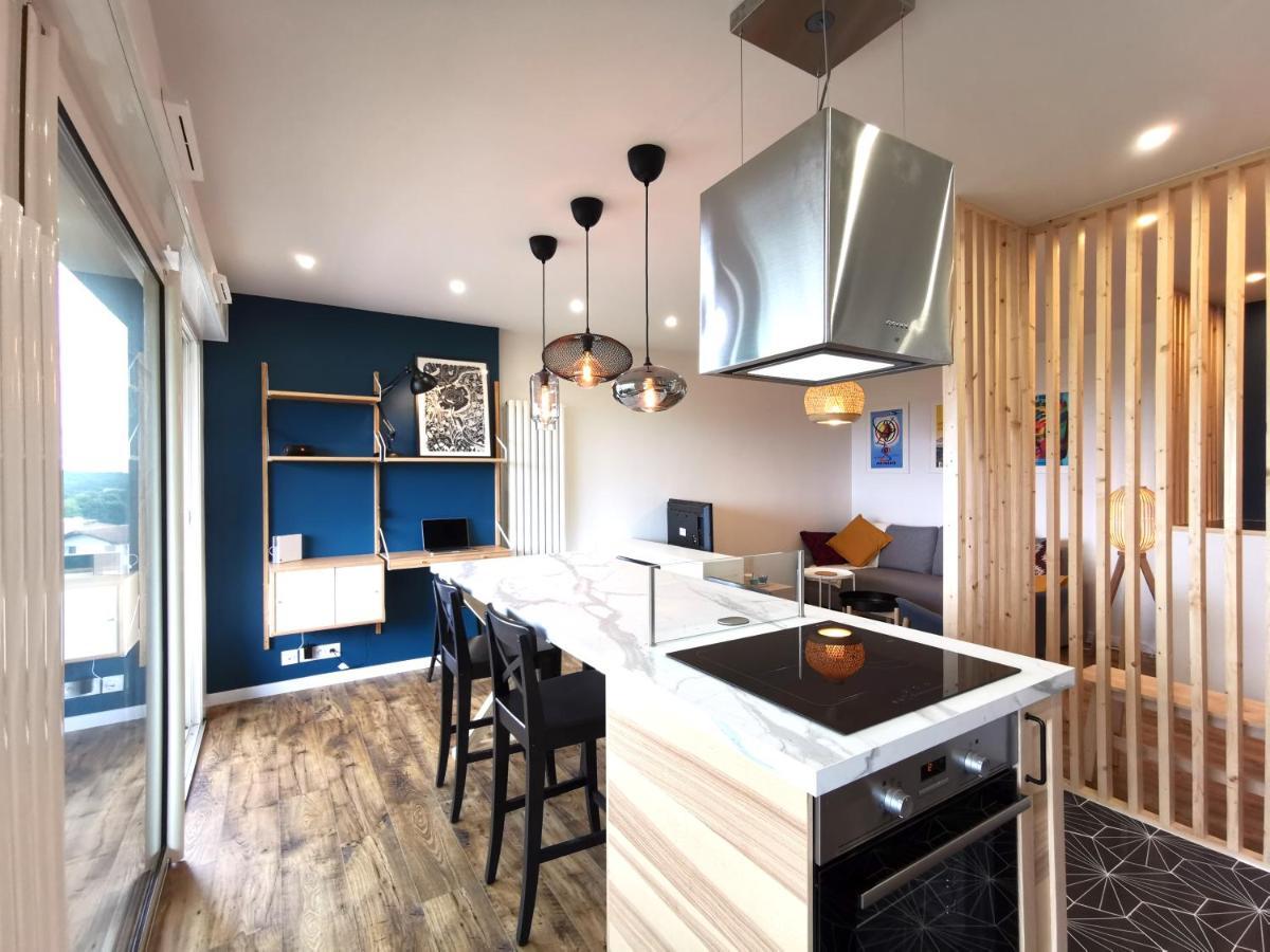Ilunabarra - Appartement Calme, Vue Mer, Parking - WiFi&Netflix Ciboure Bagian luar foto
