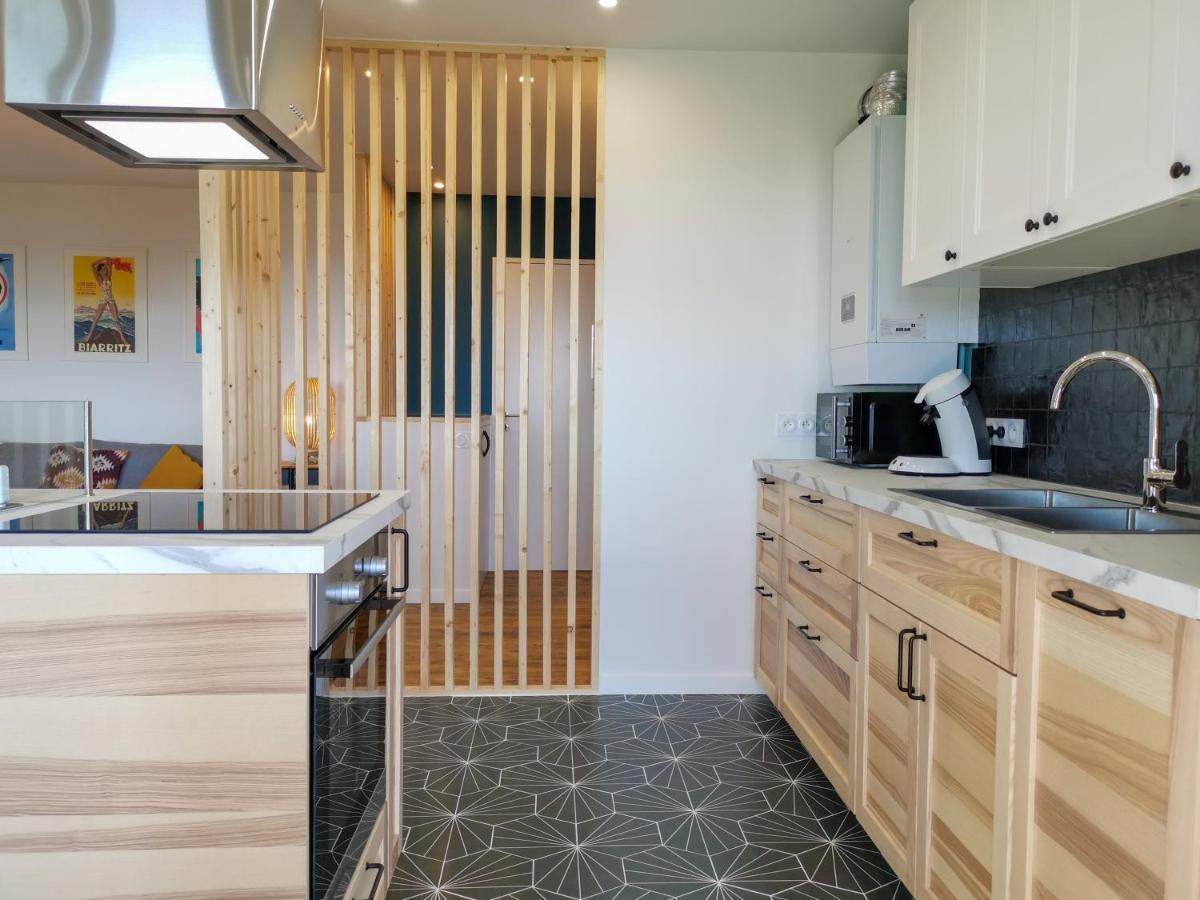 Ilunabarra - Appartement Calme, Vue Mer, Parking - WiFi&Netflix Ciboure Bagian luar foto