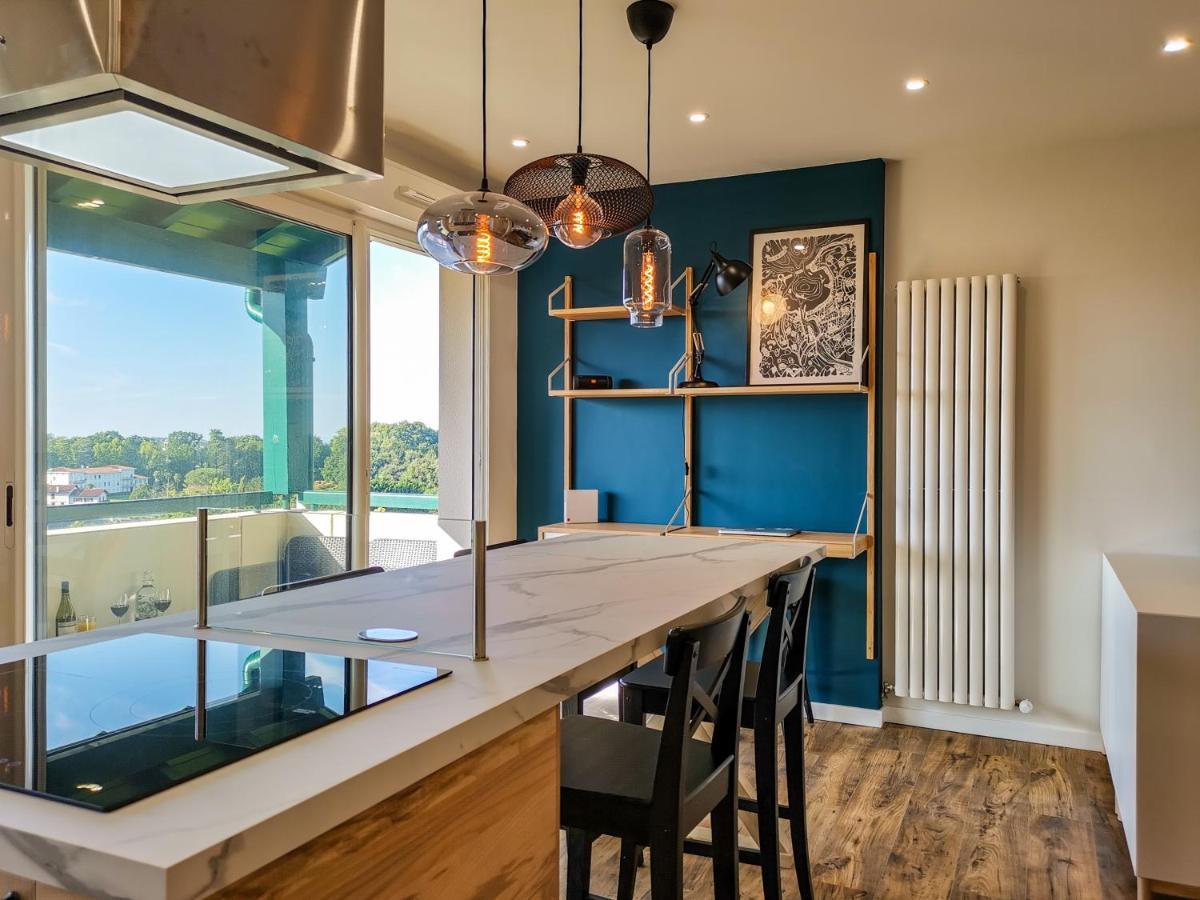 Ilunabarra - Appartement Calme, Vue Mer, Parking - WiFi&Netflix Ciboure Bagian luar foto